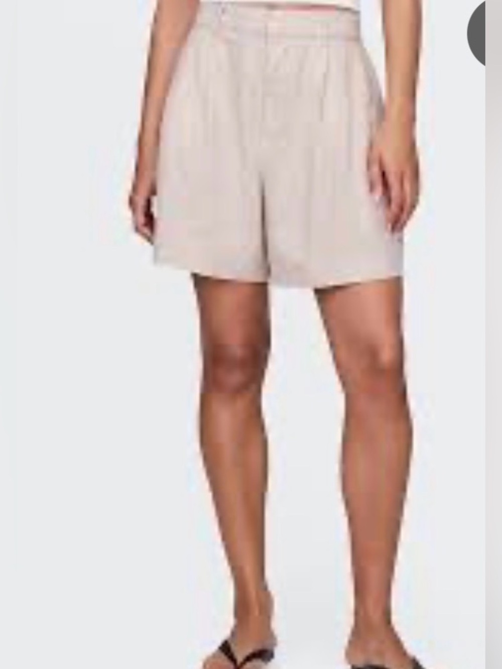 GAP High Rise Linen Shorts Sz 8